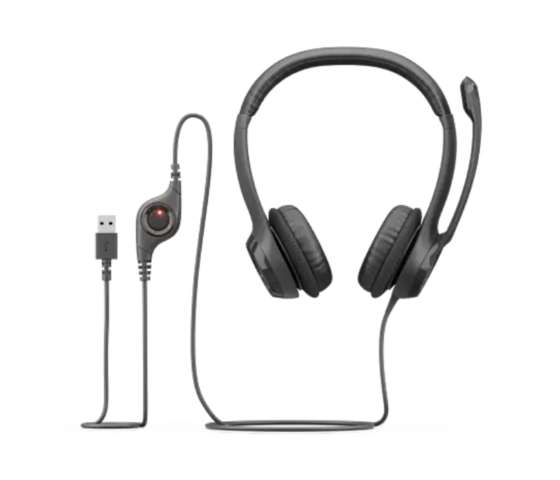 Picture of Logitech H390 USB Black Headset