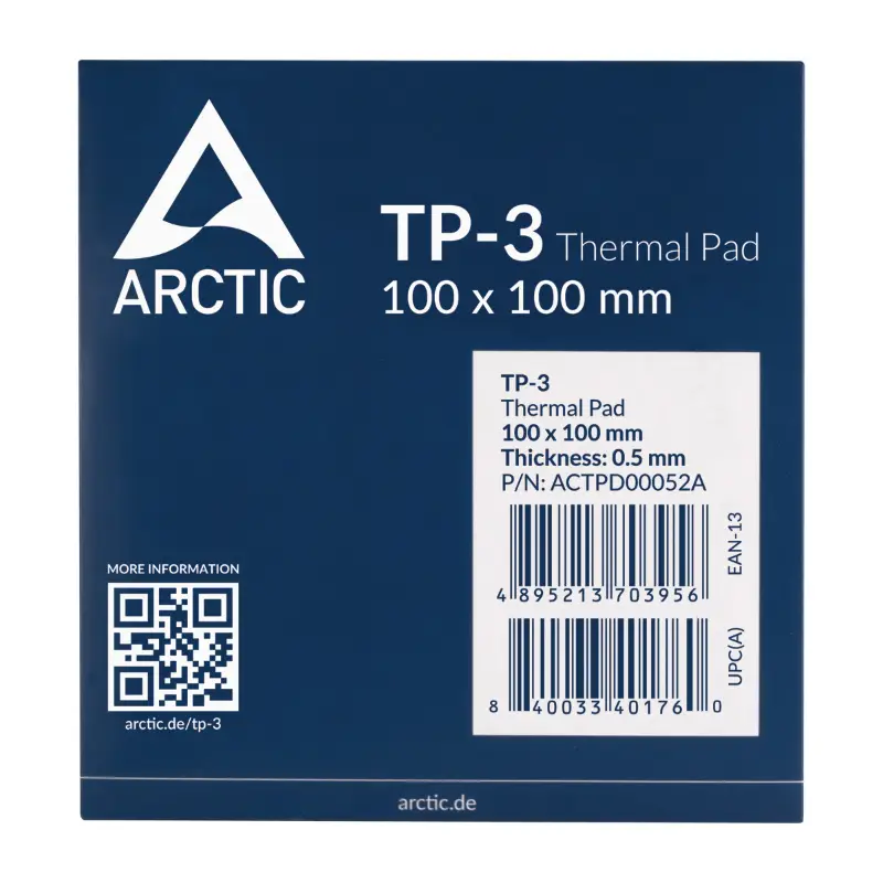 Picture of ARCTIC TP-3 100 × 100 mm thermal pad  ACTPD00054A
