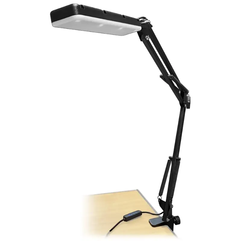 Picture of MediaTech FLEX LED Desk Lamp Adjustable  Arm Edge mounted MT224