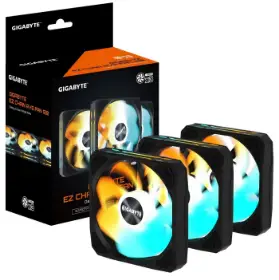 Picture of Gigabyte EZ Chain RVS Fan 120 – 3 Pack (Black) 28400-GB123R-1CGH